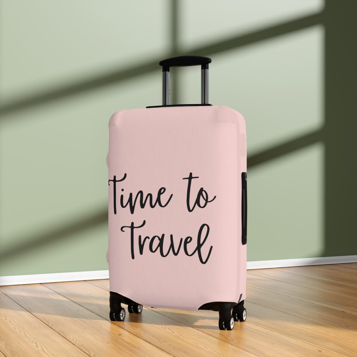 "Time To Travel" Statement Luggage Cover - Image 8
