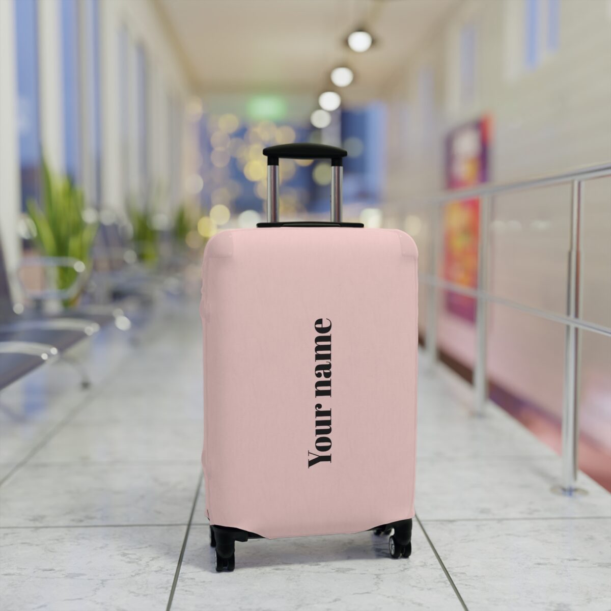 Personalized Luggage Cover - Pink - Image 7