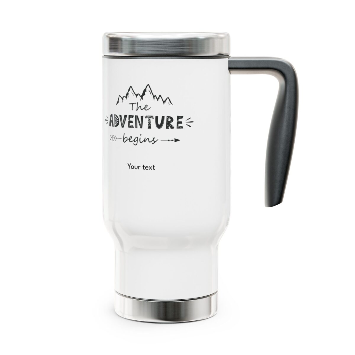 Adventure Awaits: Personalized Travel Mug, 14oz - Image 1
