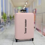 Personalized Luggage Cover - Pink - Image 11