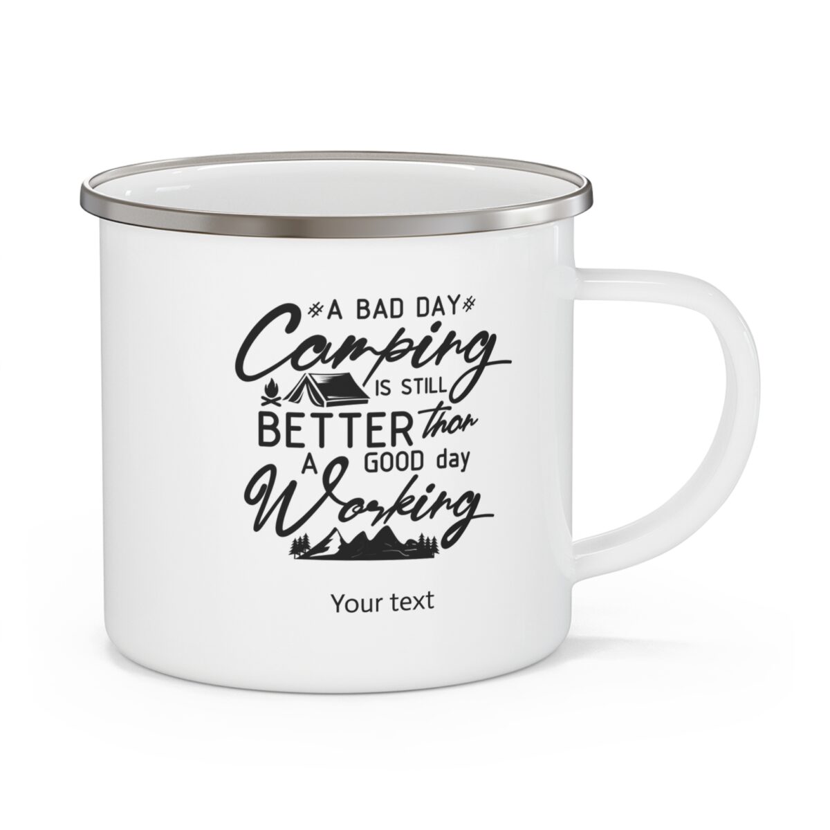 Funny Personalized Camping Mug 12 oz - Image 1