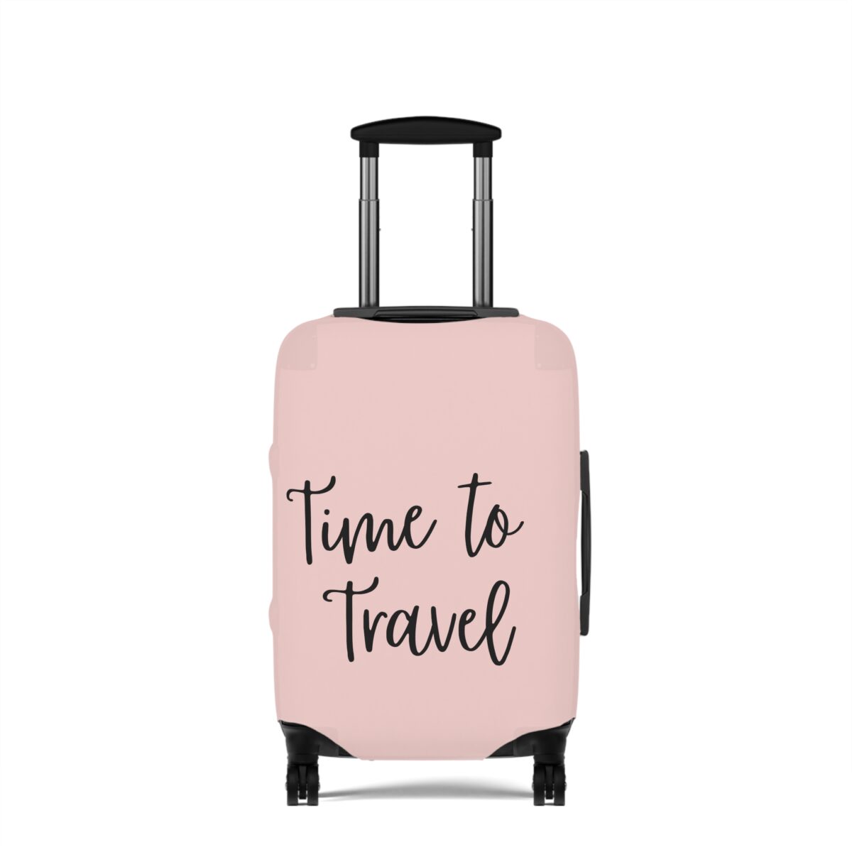 "Time To Travel" Statement Luggage Cover - Image 1