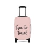 "Time To Travel" Statement Luggage Cover