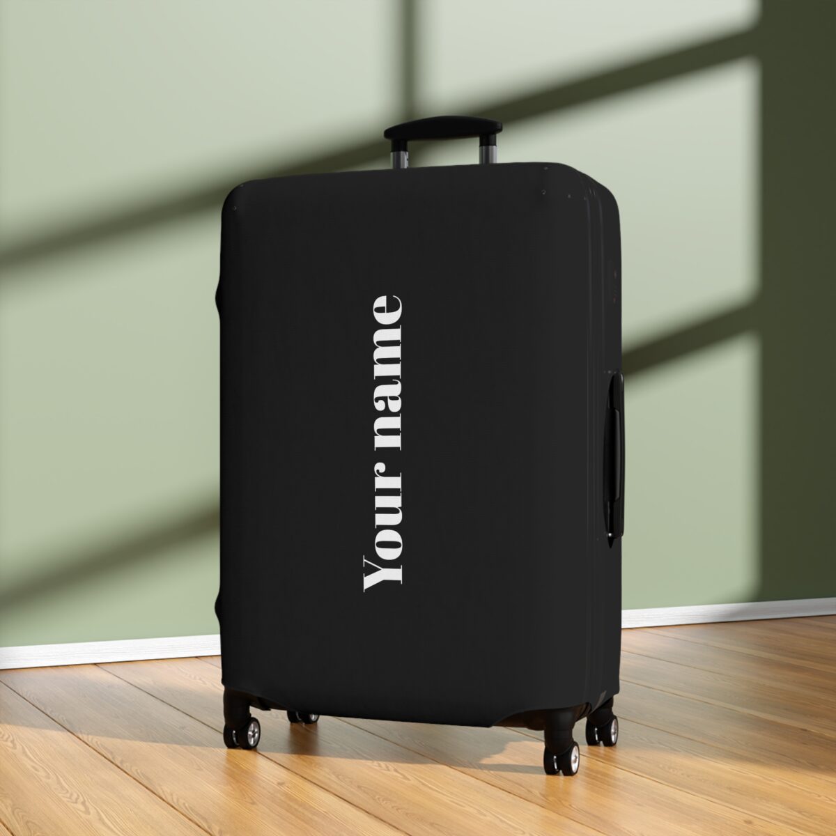 Custom Luggage Cover - Black - Image 12