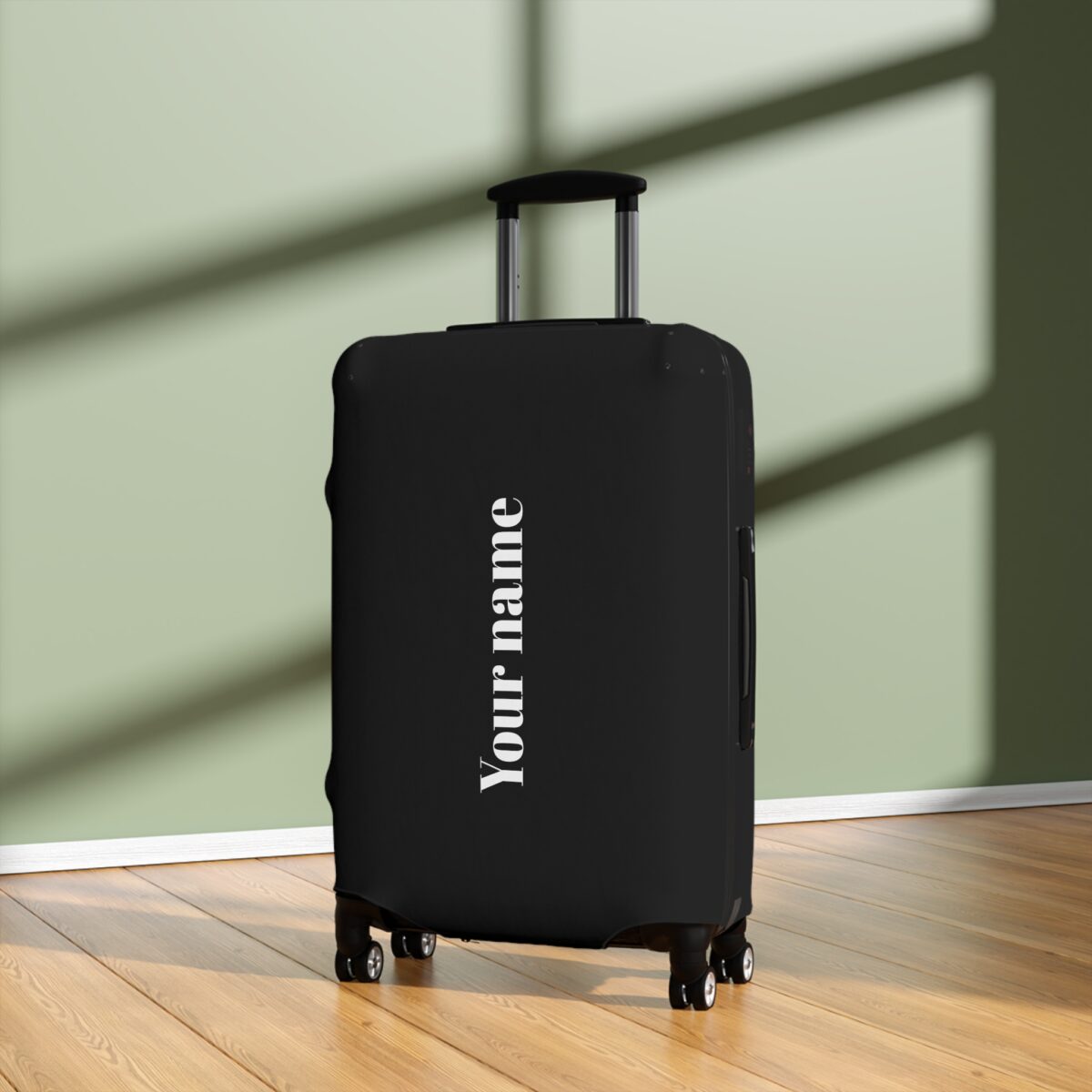 Custom Luggage Cover - Black - Image 8