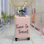 "Time To Travel" Statement Luggage Cover - Image 7