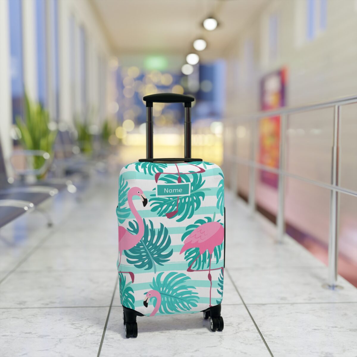 Flaming Custom Luggage Cover - Image 3