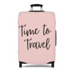 "Time To Travel" Statement Luggage Cover - Image 9