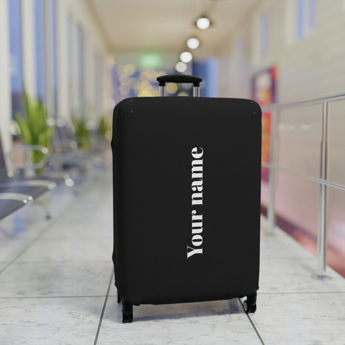 Custom Luggage Cover - Black - Image 11