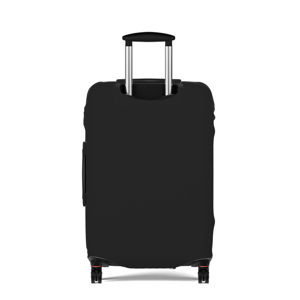 "Time To Travel" Statement Luggage Cover - Black - Image 6