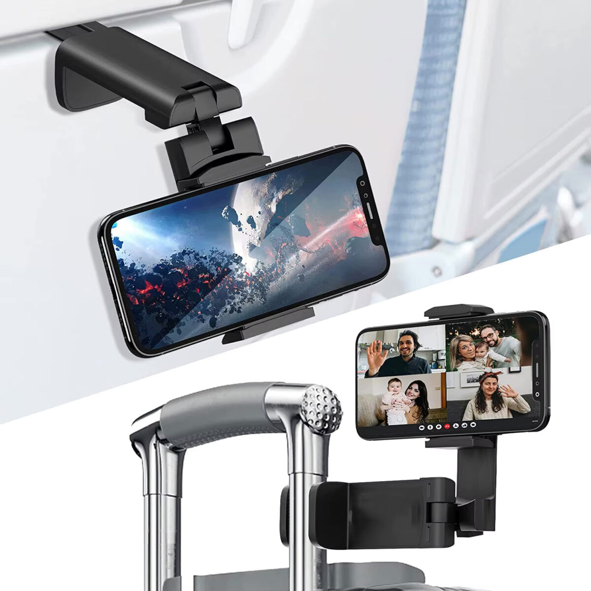 Foldable Airplane Phone Holder - Image 1