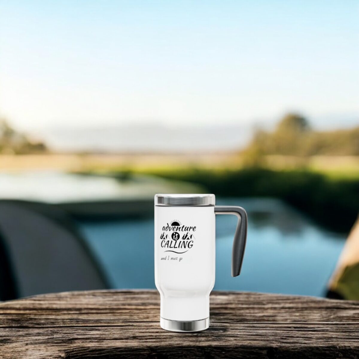 Personalized Travel Mug: Adventure is Calling - Image 2