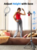 Selfie Stick Tripod With Wireless Bluetooth Remote - Image 3