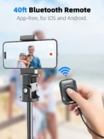 Selfie Stick Tripod With Wireless Bluetooth Remote - Image 6