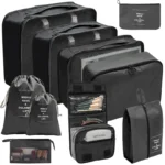 Travel Compression Packing Cubes | 7/8/9/10 Pcs Set - Image 3