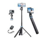 Selfie Stick Tripod With Wireless Bluetooth Remote