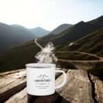 Enamel Camping Mug 12oz: The Adventure begins - Image 3