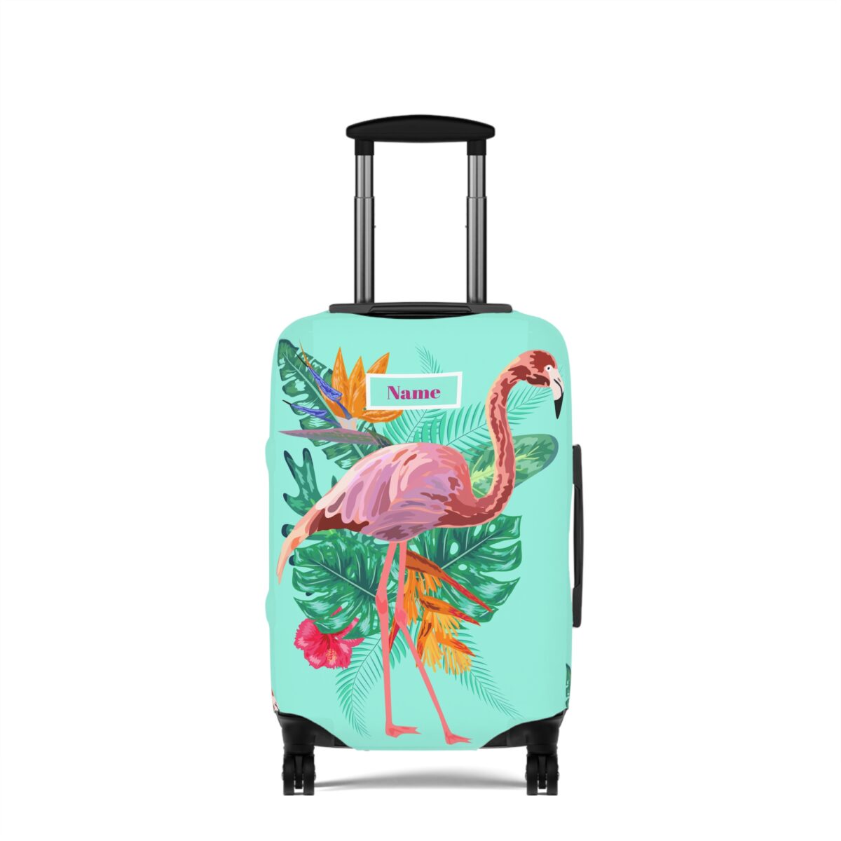 Personalized Luggage Cover - Flaming - Image 1