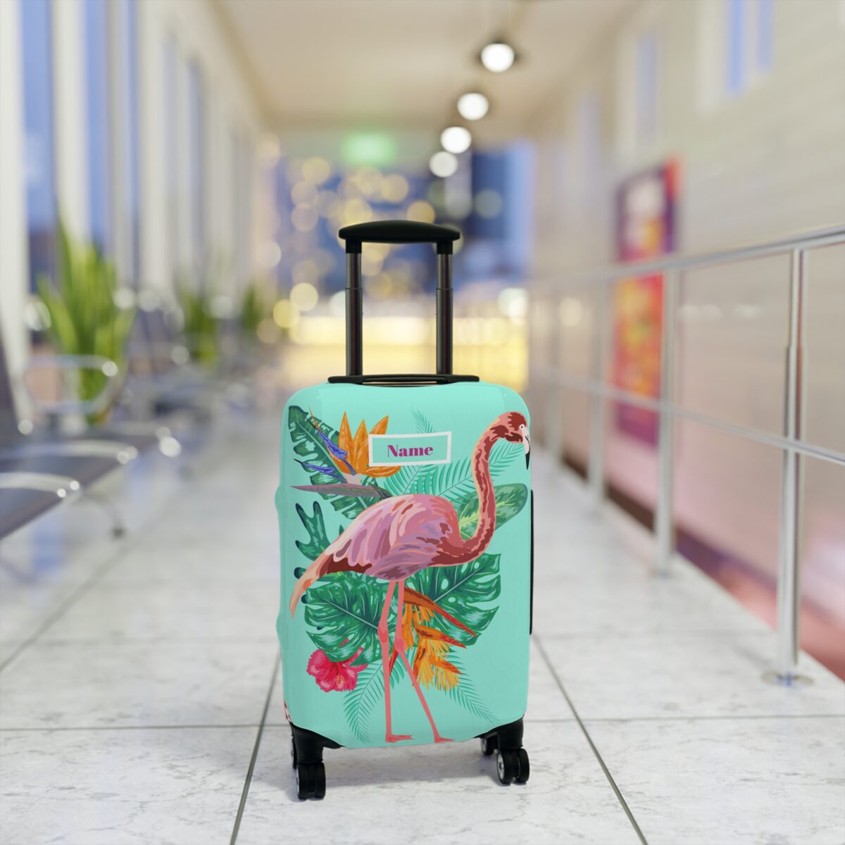 Personalized Luggage Cover - Flaming - Image 2