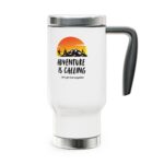 Personalized 14oz Travel Mug: Adventure is Calling