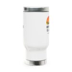 Personalized 14oz Travel Mug: Adventure is Calling - Image 2