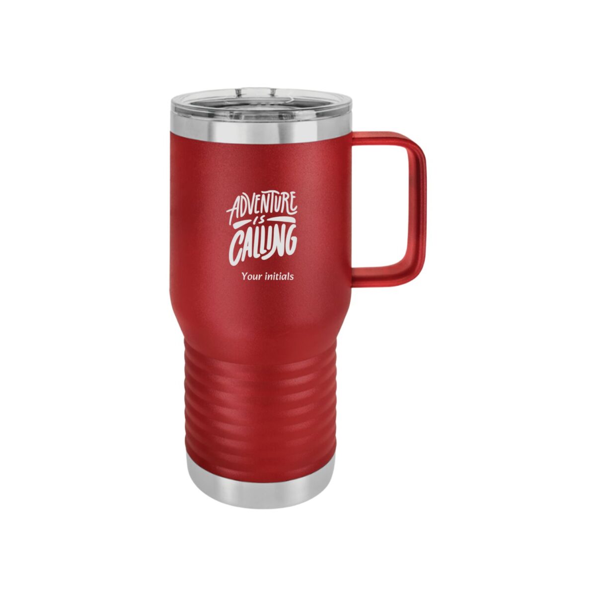 Personalized Travel Mug - Adventure is Calling - Image 1
