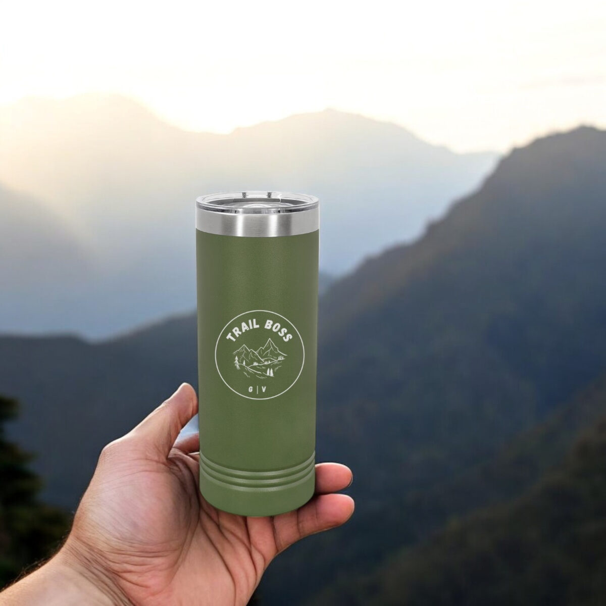 Trail Boss Personalized Skin Tumbler, 22oz - Image 5