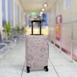 Custom Luggage Cover - Pink - Image 3