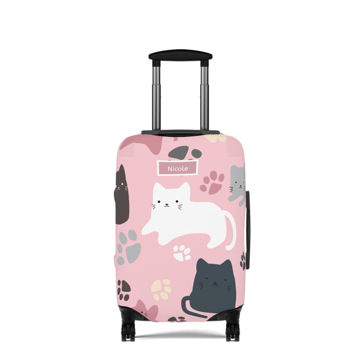 Custom Luggage Cover - Kitty - Image 4